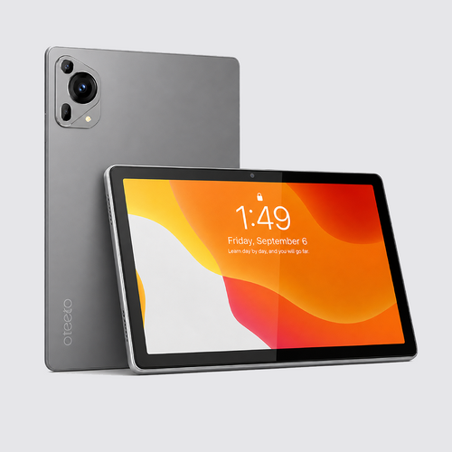 TAB 18 – 10.1-Inch HD Display | 8GB RAM + 128GB ROM | Android 15 | Octa-Core | 13MP + 8MP Camera | 8000mAh Battery | 4G LTE | Free Keyboard, Cover And Pen - Grey