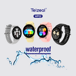 WP02 Waterproof Smartwatch – Fitness & Health Tracker | Heart Rate, Sleep, Multi-Sport, Call & App Notifications | Long Battery | IP68 Water Resistant