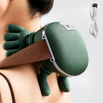 Smart Neck & Shoulder Massager | Wireless 4D Deep Tissue Electric Kneading Massager with Real Hand Simulation, 3-Speed Adjustment, Rechargeable U-Shaped Massager for Neck, Shoulders, Back & Muscle Pai