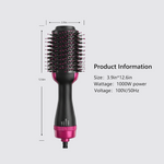 One Step Hair Dryer And Styler Black/Pink