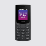 106 Single Sim, Keypad Phone with Built-in UPI Payments App, Long-Lasting Battery, Wireless FM Radio & MP3 Player, and MicroSD Card Slot | Charcoal