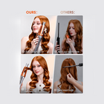 SHEGLAM Automatic Curling Iron 1 inch with 3 Temperatures Fast Heating, 2-Way Rotation, Automatic Shut-Off, Anti-Scald, Anti-Tangle Rotating for Hair Styling