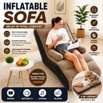 Portable Inflatable Sofa Chair 83002  | Comfortable Air Lounge Chair with Armrests for Indoor & Outdoor Use