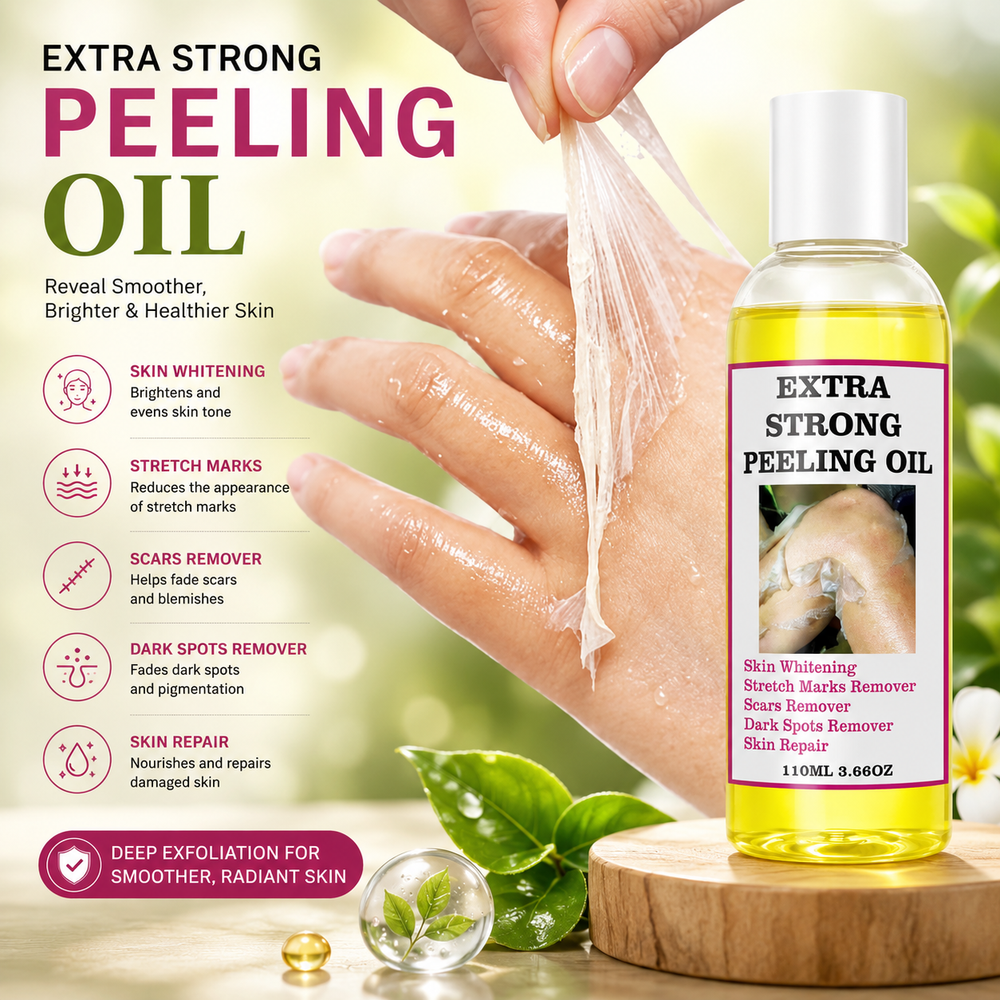 OUHOE OU012211287 Extra Strong Peeling Oil 110ml – Exfoliating Skin Renewal Oil for Dead Skin Removal, Smooth & Radiant Skin