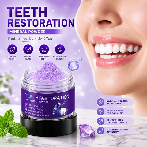 Oralhoe  Model OR-A04 | Teeth Restoration Mineral Powder – Teeth Whitening & Fresh Breath Formula