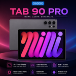 Oteeto Tab 90 Pro Android Tablet 10.1 Inch FHD IPS, 8GB RAM 512GB ROM, 6000mAh Battery, Dual SIM Calling, WiFi Tablet with Keyboard, Mouse, Case & Screen Protector