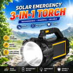 P70 Higlight Solar Searchlight – High Power LED Rechargeable Torch with Solar Charging W5191