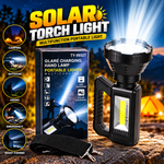 Solar Torch Light TY-8932T – Multifunctional Rechargeable LED Camping & Emergency Light