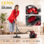 DenxDX2905 Vacuum Cleaner 1200W | Bagless Canister Vacuum | 2.2L Dust Capacity | 4.2m Power Cord | 2-in-1 Brush | Powerful Home Cleaning Machine