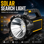 P70 Higlight Solar Searchlight – High Power LED Rechargeable Torch with Solar Charging W5191