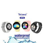 WP02 Waterproof Smartwatch – Fitness & Health Tracker | Heart Rate, Sleep, Multi-Sport, Call & App Notifications | Long Battery | IP68 Water Resistant