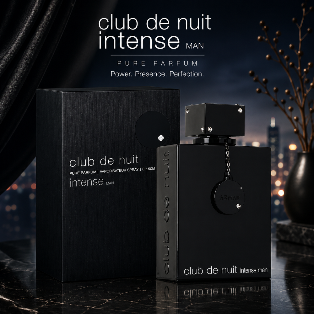 ARMAF Club De Nuit Intense Man Pure Parfum 150ml Black Bigger, Better & Longer Lasting Fragrance