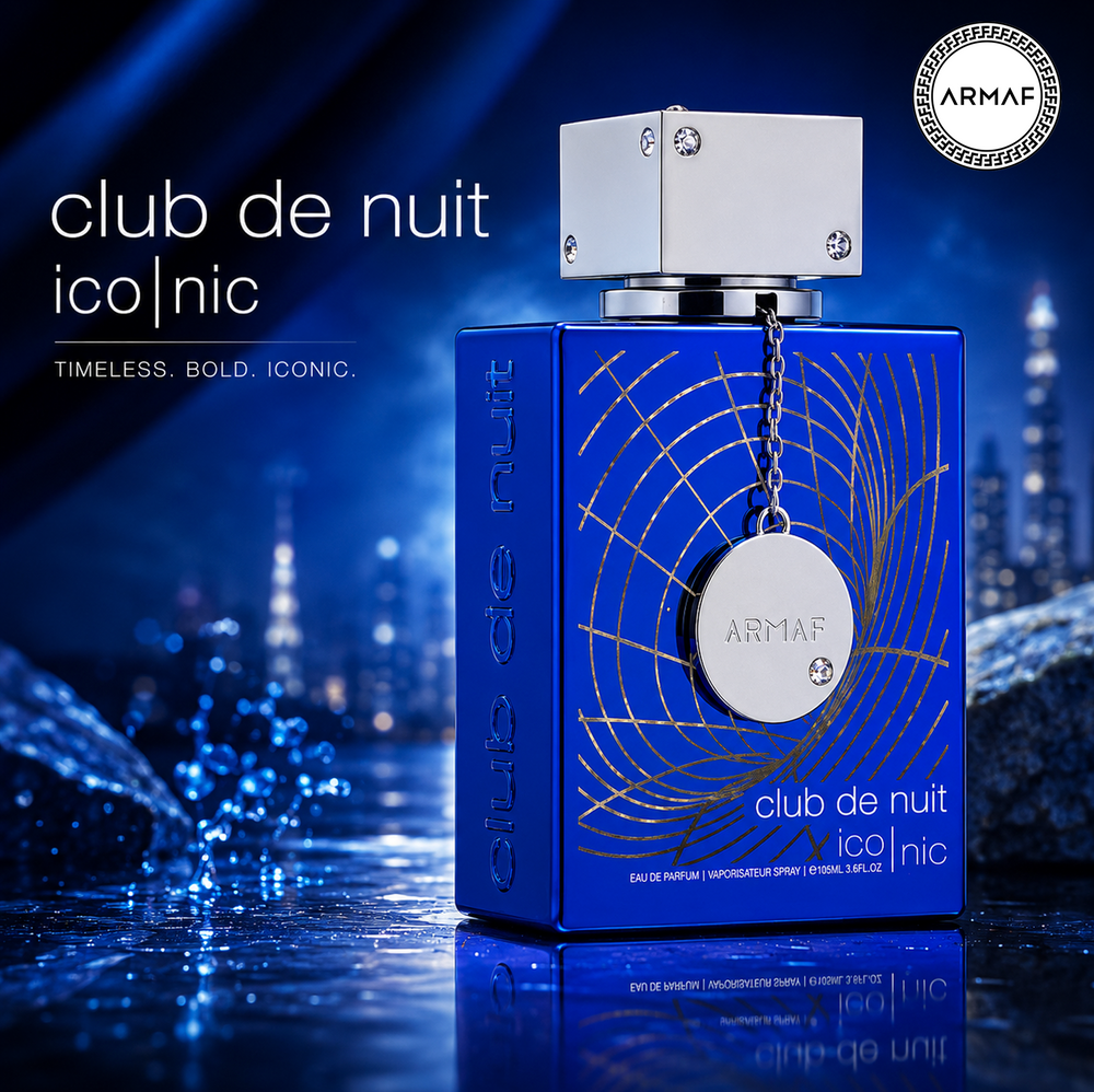 Armaf Club De Nuit Iconic Eau De Parfum For Man 105ML Blue, Perfumes For Men, Fragrance For Him