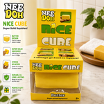 NeeDoh Nice Cube Butter Edition Super Solid Squish Stress Relief Fidget Toy