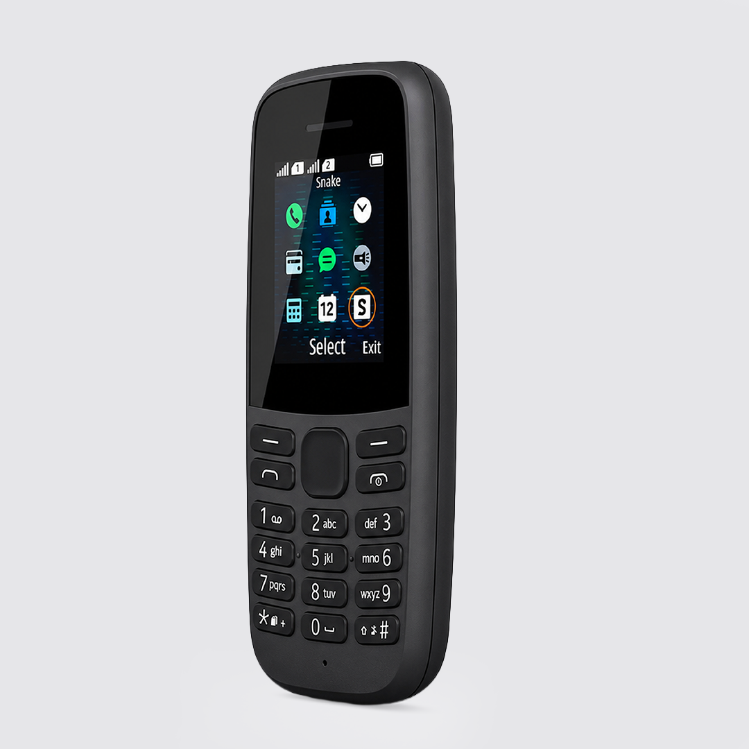 105 Mobile Phone Compatible Dual Sim (Black)