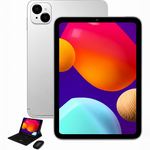 Modio M41 Tablet PC Silver | 10.1-Inch Display | 16GB RAM + 1TB ROM | Dual SIM | 8000mAh | Android 13 | 13MP+8MP Camera | with Keyboard, Mouse & Stylus