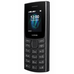 Nokia 105 4G Edition (2023) Feature Phone with Dual SIM, 1.8 Inch Display, 1450 mAh Battery, 48 MB RAM / 128 MB ROM, Expandable Memory, 3.5 mm Headphone Jack, FM Radio - Charcoal