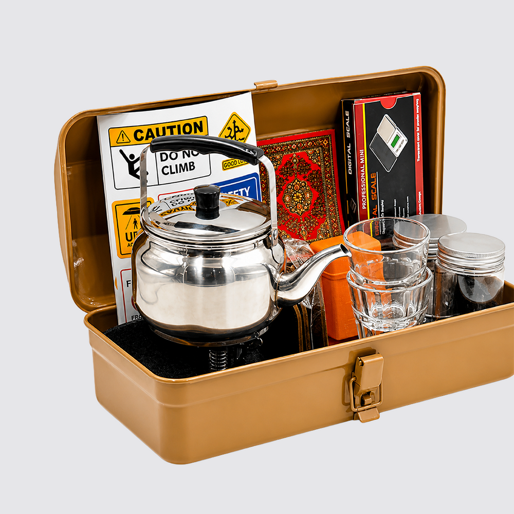 DENX Tea Brewing Kit / 14-in-1 Complete Tea Set / With Bag & Accessories