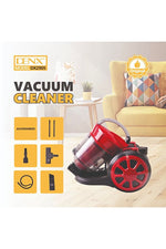 DENX DX2902 Wired Vacuum Cleaner, 0.8L Capacity, 4m Cord, 3 Modes, Powerful Suction, Quiet Operation (<78 dBA), Multifunctional, Extra Large Dustbin