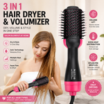 One Step Hot Air Brush – Hair Dryer & Styler | Dry, Straighten & Volumize