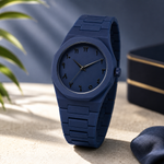 Combo Offer | Arabic Aura Premium Arabic Numeral Couple Watch Set – Green & Blue | Unisex Quartz Wrist Watches