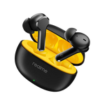 Realme Buds T110 True Wireless Bluetooth Earbuds – Deep Bass, AI ENC Calls, Bluetooth 5.4 & Long Battery Life (Black)