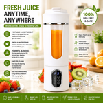 530ML Cordless Juicer Blender For Shakes and Smoothies, Portable Smoothie Blender, 12 Blades, USB-C Rechargeable, BPA Free, Leakproof Flip and sip, Travel Blender