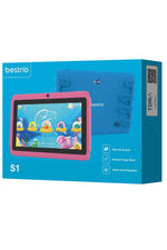 Bestrio Tab 4 Kids, 4GB RAM, 128GB ROM, 7-Inch IPS Display, 3000 mAh Battery, Toughened Glass, Android Kids 5G Wi-Fi Tablet
