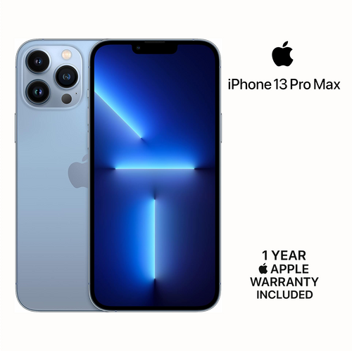 Apple iPhone 13 Pro Max (512GB) - Sierra Blue ( 1 Year Apple Warranty)