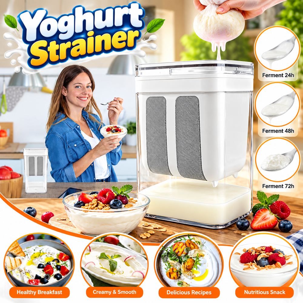 Yoghurt Strainer, Homemade Greek Yogurt Filter, Yoghurt Whey Separator, Yoghurt Maker, Yoghurt Cream Cheese Maker