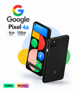 Google Pixel 4a Smartphone – 5.8-inch OLED Display, 6GB + 128GB Storage, 4G Lte | Black ( Brand New)