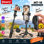 Jmary MT-18 Multifunctional Selfie Stick Tripod with Bluetooth Remote