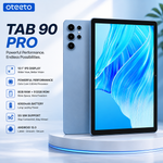 Oteeto Tab 90 Pro Android Tablet 10.1 Inch FHD IPS, 8GB RAM 512GB ROM, 6000mAh Battery, Dual SIM Calling, WiFi Tablet with Keyboard, Mouse, Case & Screen Protector