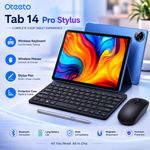 Oteeto TAB14 Pro | Android 15 & 11.0" INCELL 1280x800 Display | 12GB RAM + 512GB ROM | 5G Wi-Fi & 8000mAh Battery | 8.0MP Front + 13.0MP Rear Camera | Include Keyboard & Mouse