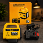 Yellow | 48V Portable Power Station with Battery & Charger – Intelligent Inverter & LED Light