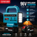 COOKCHEN | 96V All In One Portable Power Station | Multi-Function Inverter with LED Light