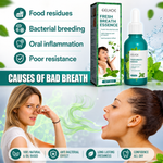 EELHOE  EE062211182 Fresh Breath Essence Oral Care Drops 30ml – Natural Breath Freshening Formula