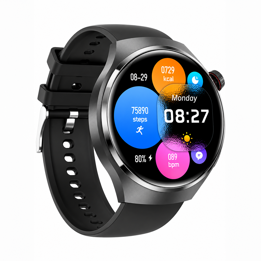 Modio MR 60 2.5D Curved Display and 3 Pair Strap with Wireless Charging Black