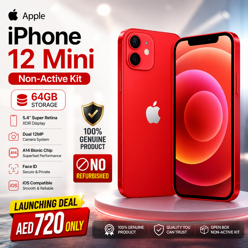 Apple (Non-Active ) iPhone 12 mini (64GB) - (PRODUCT) Red