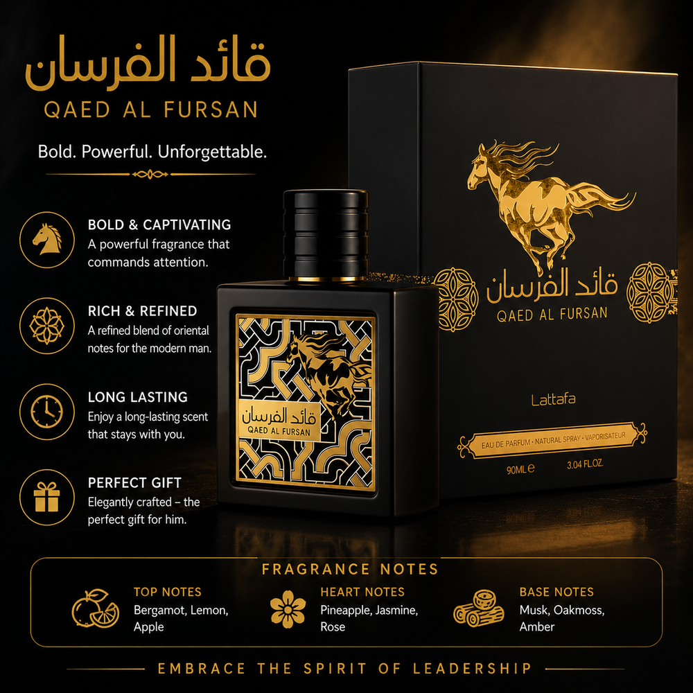Lattafa Qaed Al Fursan Eau de Parfum 90ml