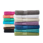 6pc Pack | Premium Quality Bath Towel - 100% Cotton, Size 70 X 140 Cm, Multi Color | Round Shape, Plain Style, Compressed Feature, Handmade Technics