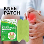 Chinese Herbal Knee Pain Relief Patch | Natural Knee Support Plaster | 12 Patches