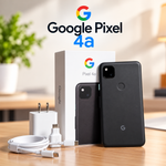 Google Pixel 4a Smartphone – 5.8-inch OLED Display, 6GB + 128GB Storage, 4G Lte | Black ( Brand New)