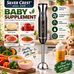 Silver Crest 21678 Hand Blender – Stainless Steel Immersion Blender | Kitchen Gadgets Portable | Powerful Handheld Mixer Blender Stick for Shakes Soup Puree Meat Jams Garlic Tomato