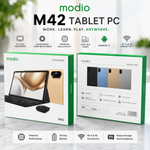 Modio M42 10.1" Tablet PC | 6GB RAM + 128GB ROM | Dual SIM | 4G LTE | Keyboard & Mouse