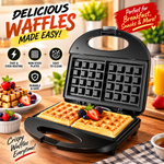 Moliax  MX 1709 Waffle Maker – Non-Stick Belgian Waffle Maker for Crispy Homemade Waffles with Non Stick Coating and Cool Touch Handle