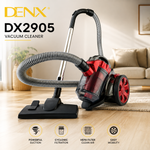 DenxDX2905 Vacuum Cleaner 1200W | Bagless Canister Vacuum | 2.2L Dust Capacity | 4.2m Power Cord | 2-in-1 Brush | Powerful Home Cleaning Machine