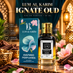 Lum Al Karim Ignate Oud Perfume 50ml – Ahmed Al Maghribi Inspired | 6 Hours Lasting