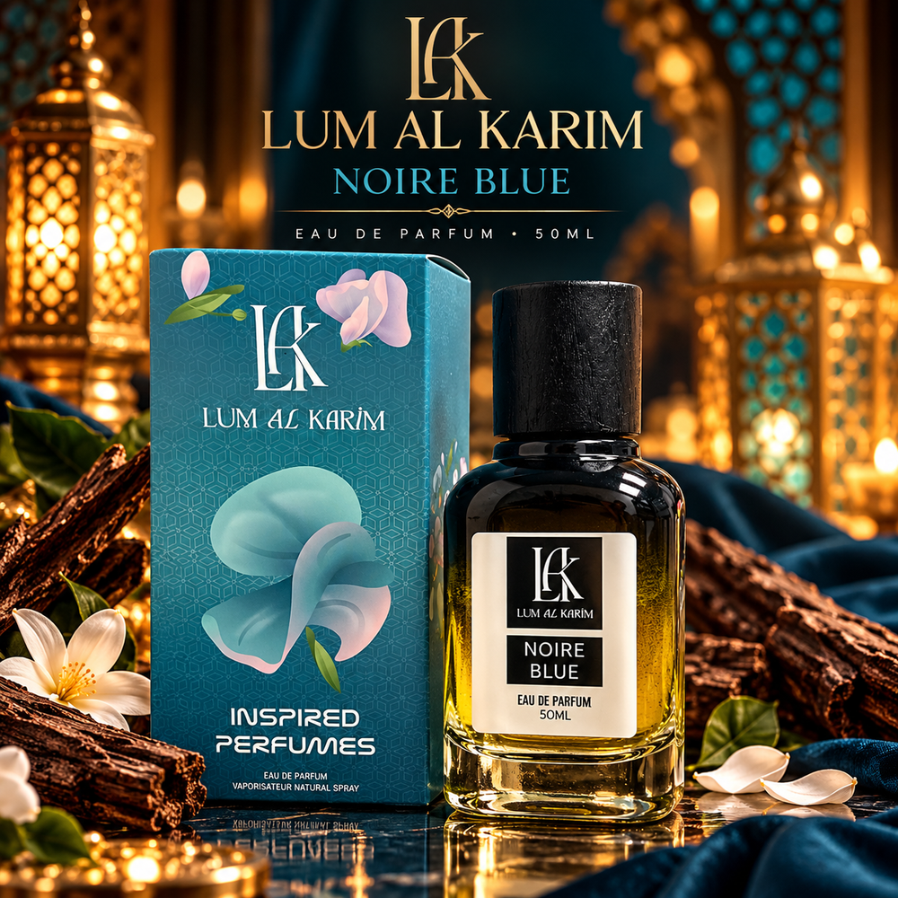 Lum Al Karim Noire Blue Perfume 50ml – Majed Oud Noir Inspired | 6 Hours Lasting