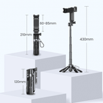 Jmary MT-18 Multifunctional Selfie Stick Tripod with Bluetooth Remote